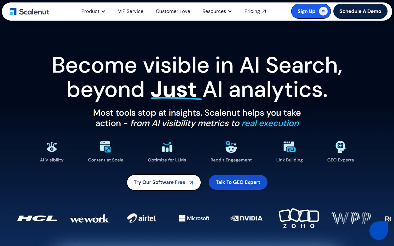 Scalenut homepage screenshot